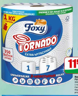 Ręcznik papierowe kuchenne promocja w Dino