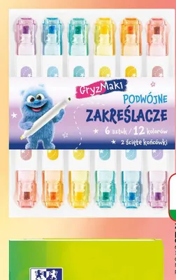 Zakreślacze podwójne Gryzmaki promocja w Dino