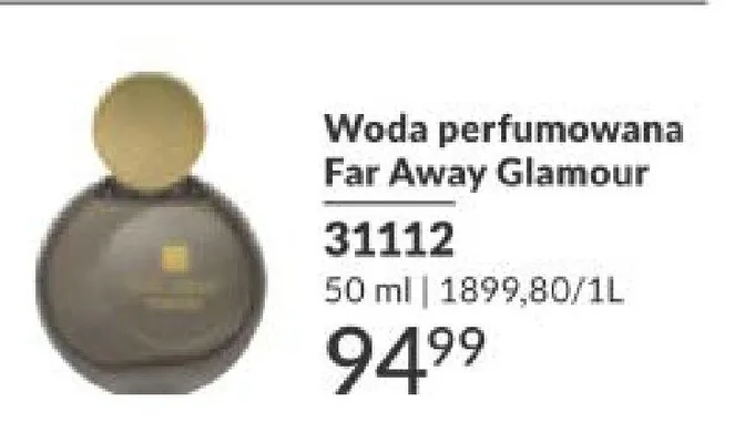 Woda perfumowana Far Away Glamour promocja w AVON