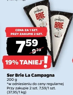 Ser Brie 200 g promocja w Netto