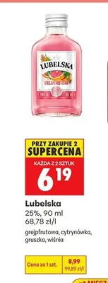 Likier Lubelska gruszka promocja w Biedronka