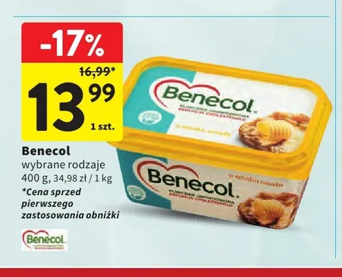 Margaryna Benecol promocja w Intermarche
