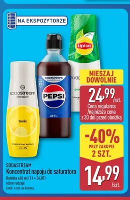 Koncentrat napoju do saturatora Sodastream Tonic promocja w Aldi
