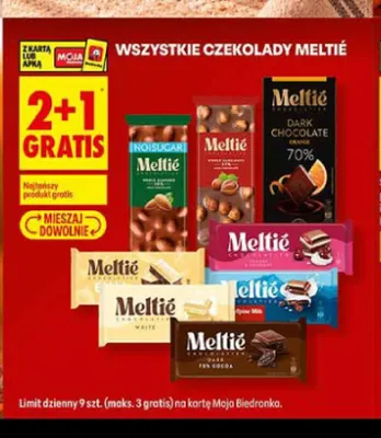 Czekolady Meltié promocja w Biedronka