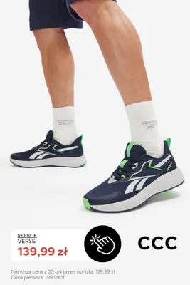Buty sportowe Reebok Verse promocja w CCC