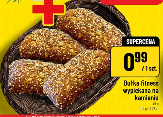 Bułka fitness wypiekana na kamieniu promocja w POLOmarket
