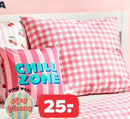 Poduszka dekoracyjna 45x45cm wzór Chili Zone Netto promocja w Netto