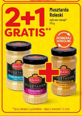 Musztarda Miodowa Roleski promocja w POLOmarket