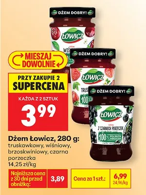 Dżem truskawkowy promocja w Biedronka