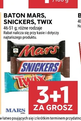 Baton Snickers promocja w Stokrotka