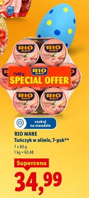 Tuńczyk w oliwie 7-pak promocja w Lidl