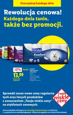 Papier toaletowy Komfort 3-warstwowy promocja w Lidl
