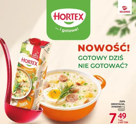 Zupa orientalna dyniowa promocja w Selgros