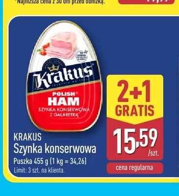 Szynka konserwowa Krakus promocja w Aldi