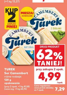 Ser Camembert TUREK promocja w Kaufland