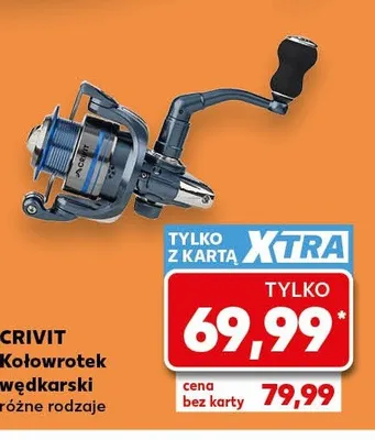 Kołowrotek wędkarski Crivit promocja w Kaufland