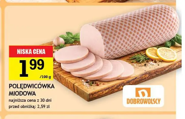 Polędwicówka miodowa Dobrowolscy promocja w Gram Market