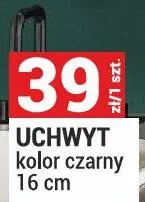 Uchwyt kolor czarny 16 cm promocja w Merkury Market