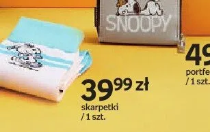 Skarpetki Snoopy promocja w Empik