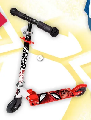 Hulajnoga 2-kołowa Seven Spider-Man promocja w Smyk