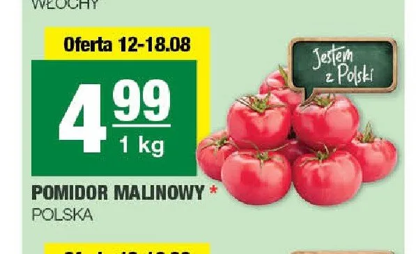 Pomidor malinowy promocja w SPAR