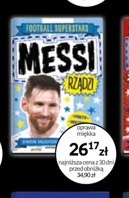 Książka Football Superstars Messi rządzi promocja w Empik