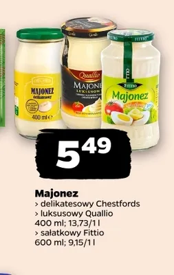 Majonez delikatesowy Chestfords promocja w Netto