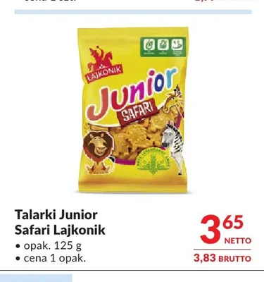Talarki Junior Safari Lajkonik promocja w Makro