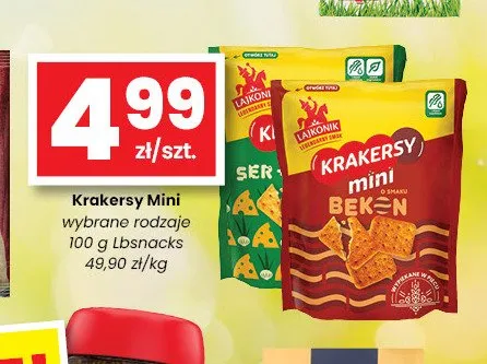 Krakersy Mini Lajkonik promocja w emma MARKET