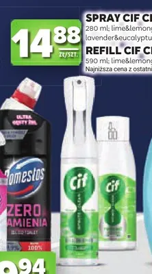 Spray Cif Clean lime & lemongrass promocja w Stokrotka