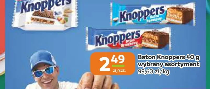 Baton Knoppers Orzechowy promocja w Społem Częstochowa