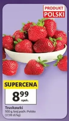 Truskawki polskie promocja w Auchan