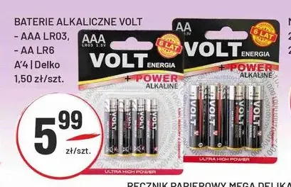Baterie alkaliczne Volt Aaa LR03 promocja w Sedal