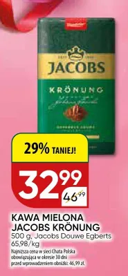 Kawa mielona jacobs krönung promocja w Chata Polska