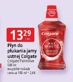 Płyn do płukania jamy ustnej Colgate promocja w Leclerc