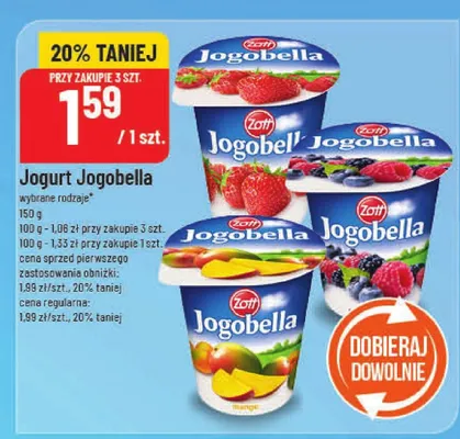 Jogurt Jogobella promocja w POLOmarket