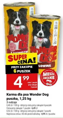 Karma dla psa Wonder Dog puszka promocja w Twój Market