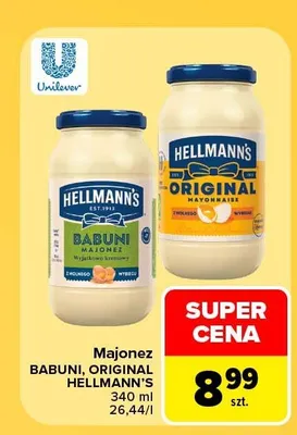 Majonez Original Hellmann's promocja w Carrefour Market
