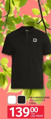 Polo męskie Diesel promocja w Selgros