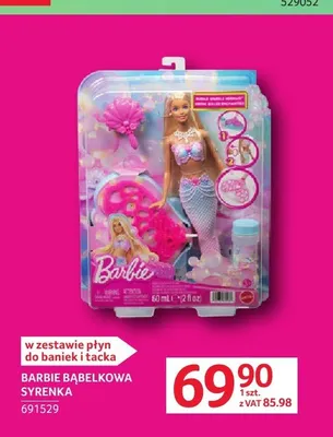 Barbie Bąbelkowa Syrenka promocja w Selgros