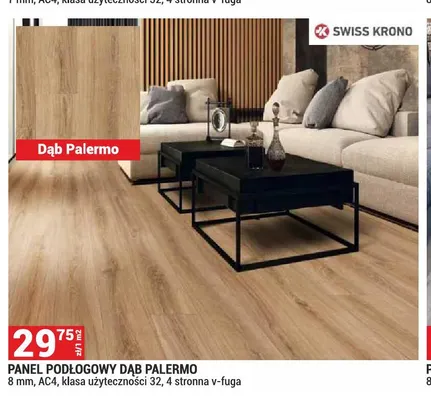 Panel podłogowy Dąb Palermo Swiss Krono promocja w Merkury Market
