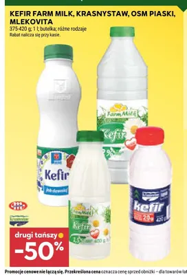 Kefir Farm Milk promocja w Stokrotka