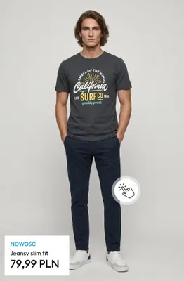 Jeansy slim fit promocja w Sinsay