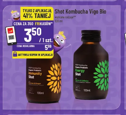 Shot kombucha Vigo Bio Energy promocja w POLOmarket
