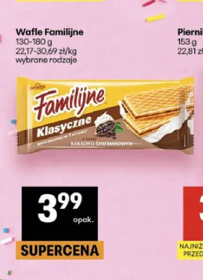 Wafle Familijne promocja w Delikatesy Centrum