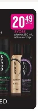 Pianka do włosów Syoss promocja w Drogerie Jasmin