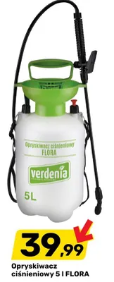 Opryskiwacz ciśnieniowy Flora 5l Verdenia promocja w Bricomarche