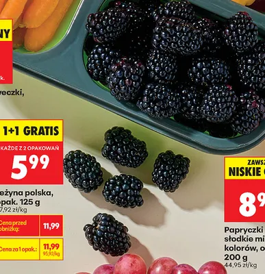 Jeżyny polskie promocja w Biedronka