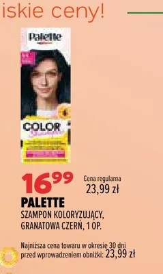 Szampon koloryzujący Granatowa Czerń Palette promocja w Drogerie Natura
