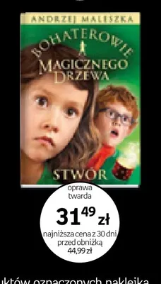 Książka Bohaterowie Magicznego Drzewa Stwór oprawa twarda Andrzej Maleszka promocja w Empik